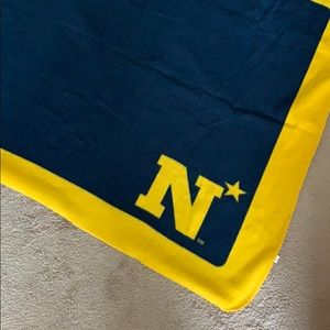 Navy Thin Fleece Blanket